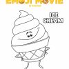 Ice Cream Emoji Movie Coloring Pages Printable à Ice Angel Coloriage,