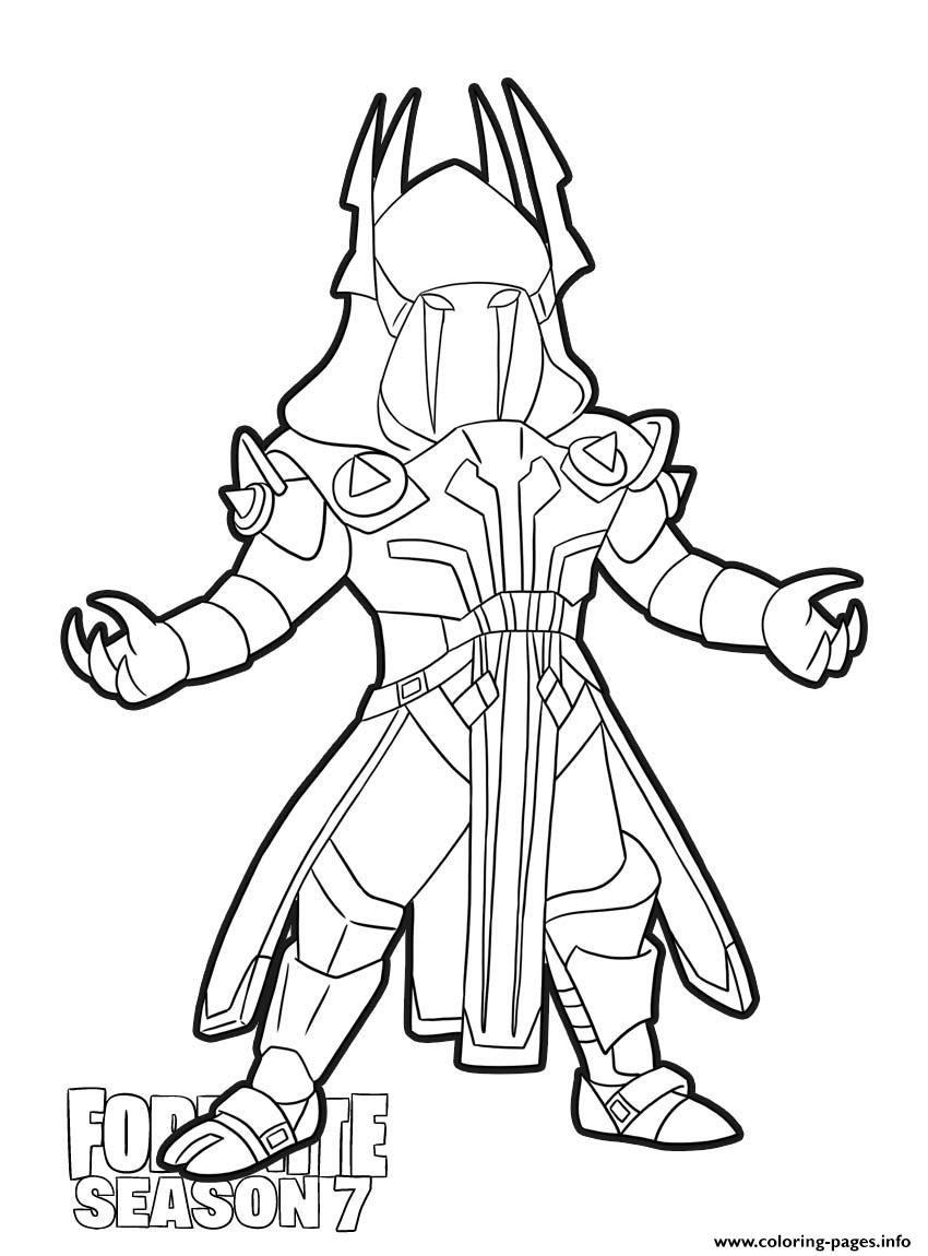 Ice King Skin From Fortnite Season 7 Coloring Pages Printable dedans Fortnite Saison 7 Coloriage
