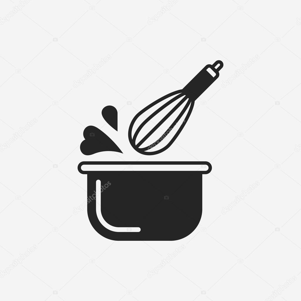 Icône De Batteur D'Ustensiles De Cuisine — Image pour Dessin Ustensile De Cuisine