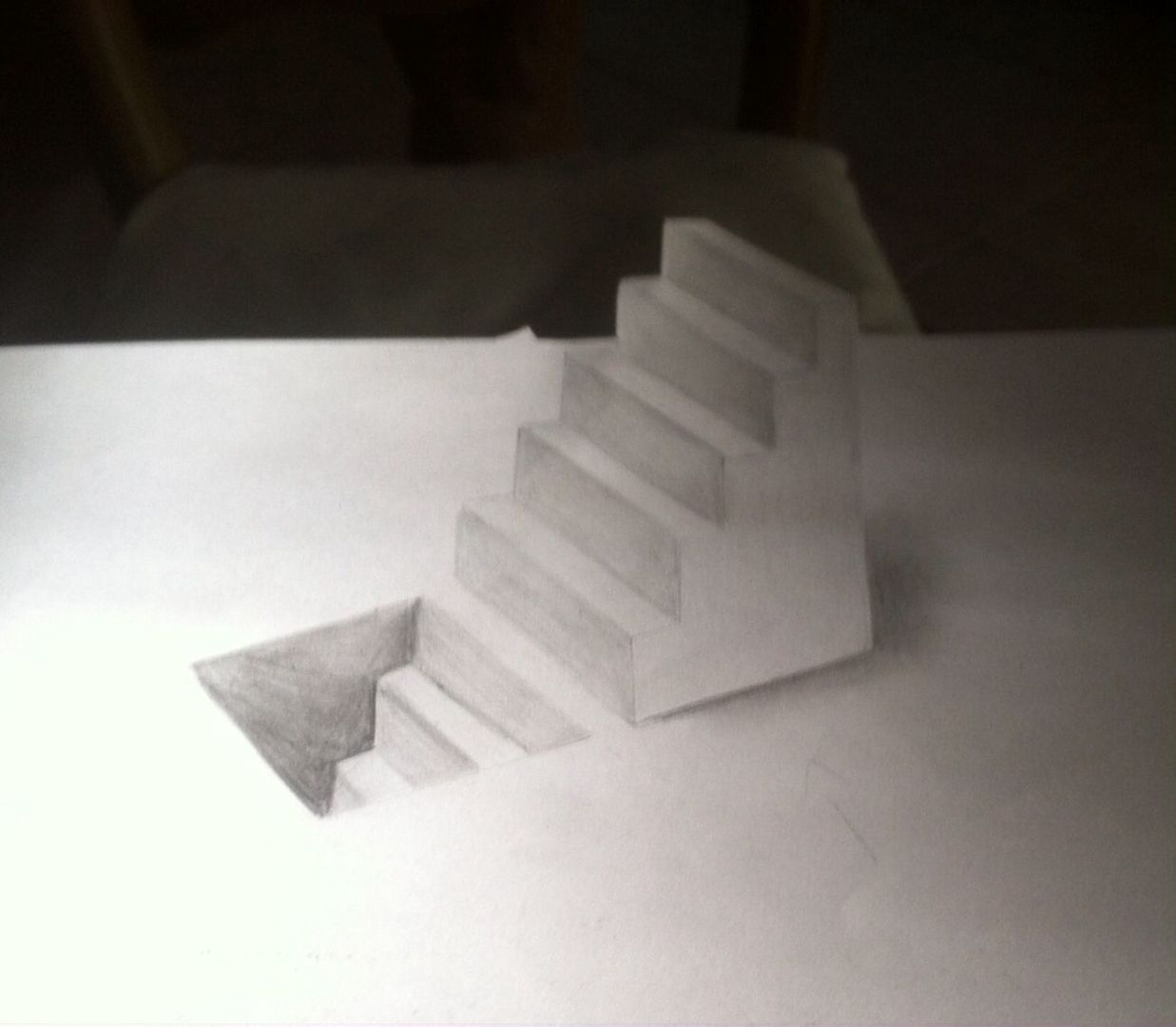 Idées Pour Dessin 3D Facile Escalier - Random Spirit encequiconcerne Dessin 3D Illusion Facile