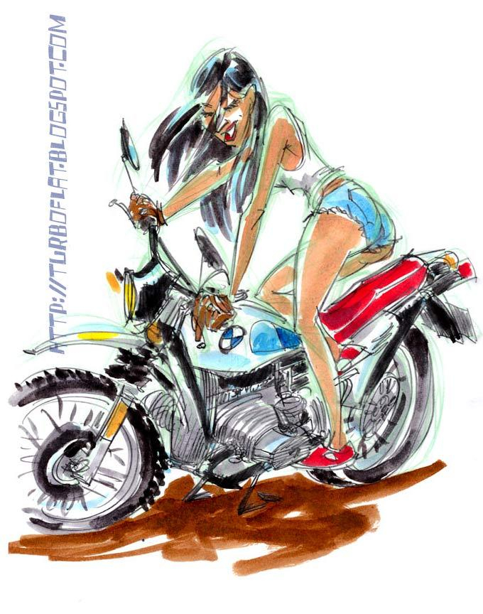 Illustrations /Dessins Moto tout Moto En Y Dessin