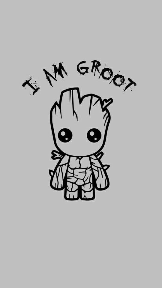 I'M Groot | Mini Dessin, Types De Dessin, Dessin Groot tout Coloriage Dessin Groot