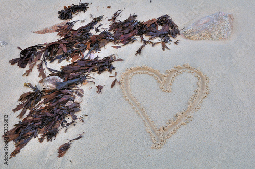 Image De Coeur: Photo Coeur Dessine Sur Le Sable tout J&amp;#039;Avais Dessiné Sur Le Sable,