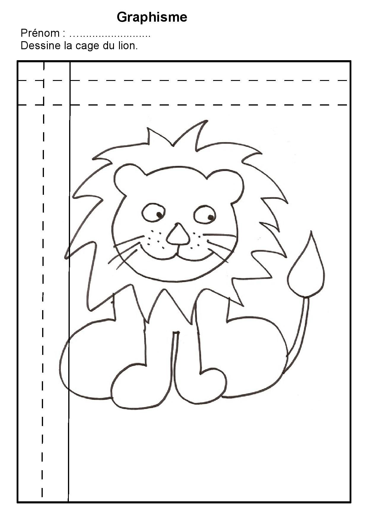 Image : Graphisme Maternelle,Reproduire Des Lignes, Des intérieur Coloriage De Graphisme