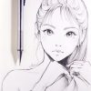 Image Result For Draw Middle Eastern Girl | Drawings, Art encequiconcerne Dessin Manga Facile