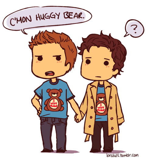 Image - Supernatural - Destiel Huggy Bear (Brakes) tout Dessin Huggy,