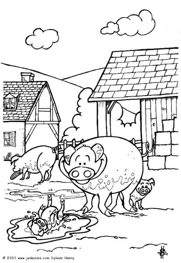 Imprimer Coloriage Animaux De La Ferme Images concernant Coloriage Ferme