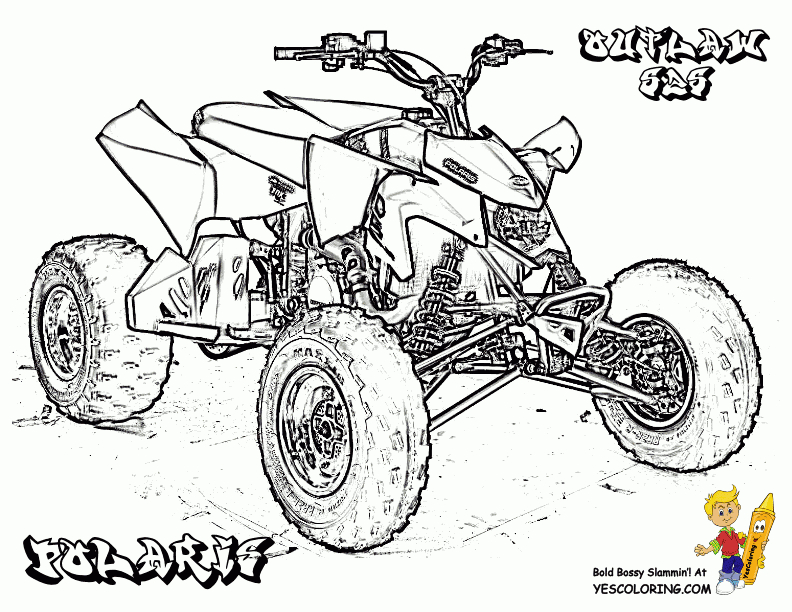 Imprimer Coloriage Quad Fond D&amp;#039;Écran - Le Reseau tout Coloriage Quad Cross