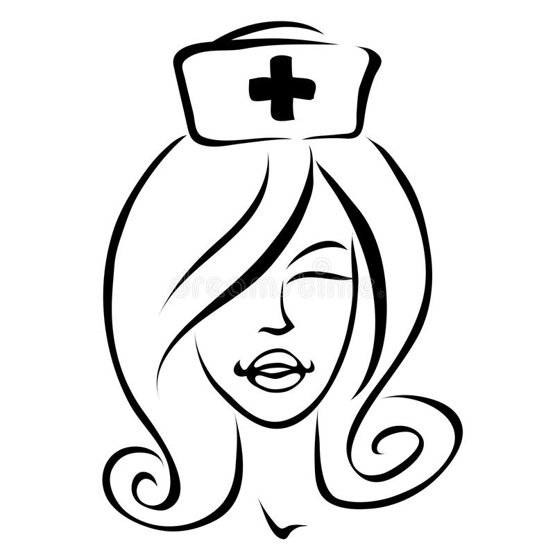Infirmière De Dessin Animé Illustration De Vecteur. Image à Dessin Infirmière