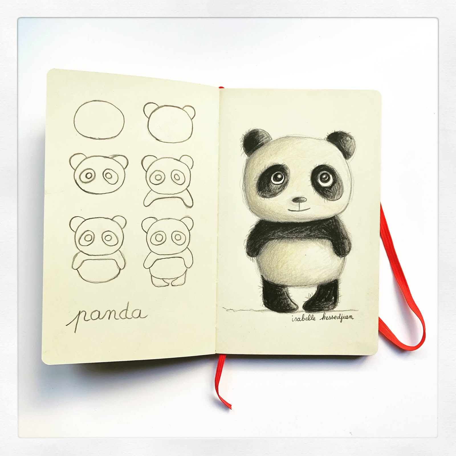 Isabelle Kessedjian: Tuto Dessin Panda concernant Dessin Tuto,