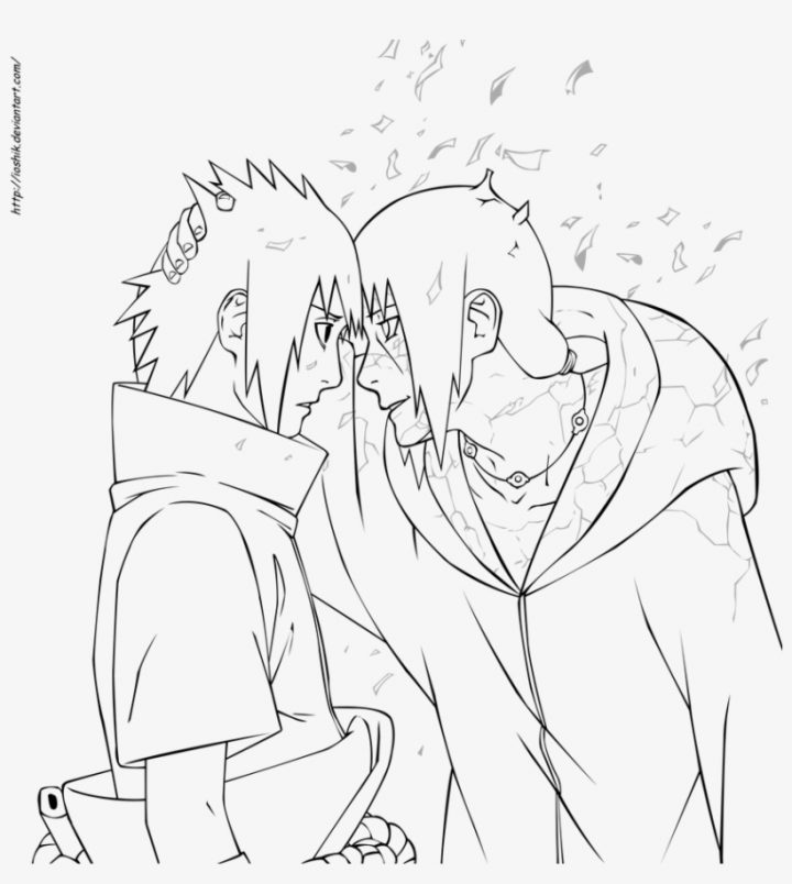 Itachi Coloring Pages - Coloring Home encequiconcerne Coloriage Itachi,