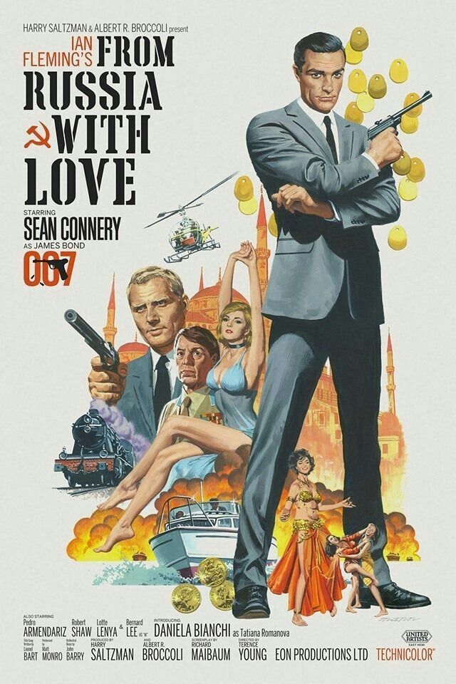 James Bond 2 - Bons Baisers De Russie Avec Sean Connery serapportantà Dessin 007