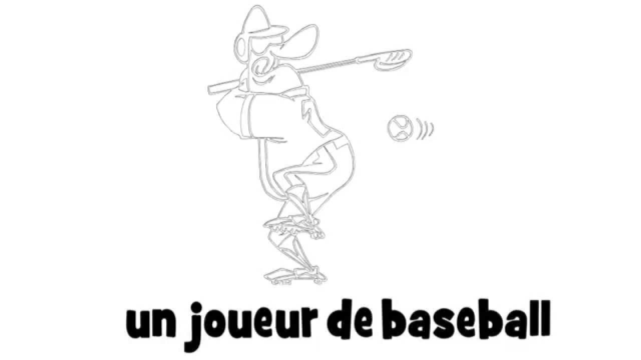 J&amp;#039;Apprends Le Français # 1 Dessin Par Jour # Un Joueur De serapportantà Jour J Dessin