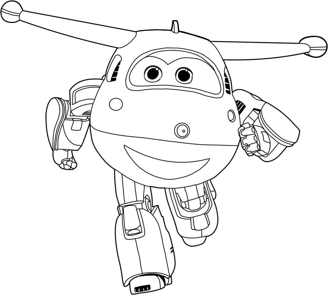 Jett From Super Wings Coloring Sheets | Super Wings pour Dessin Animé Coloriage Super Wings