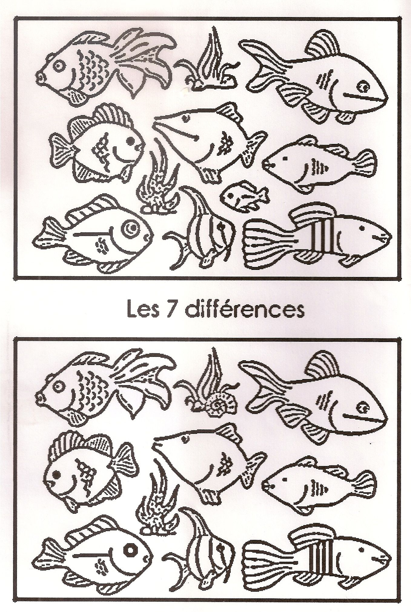 Jeu Des 7 Différences | Find The Difference Pictures serapportantà Dessin 7 Erreurs