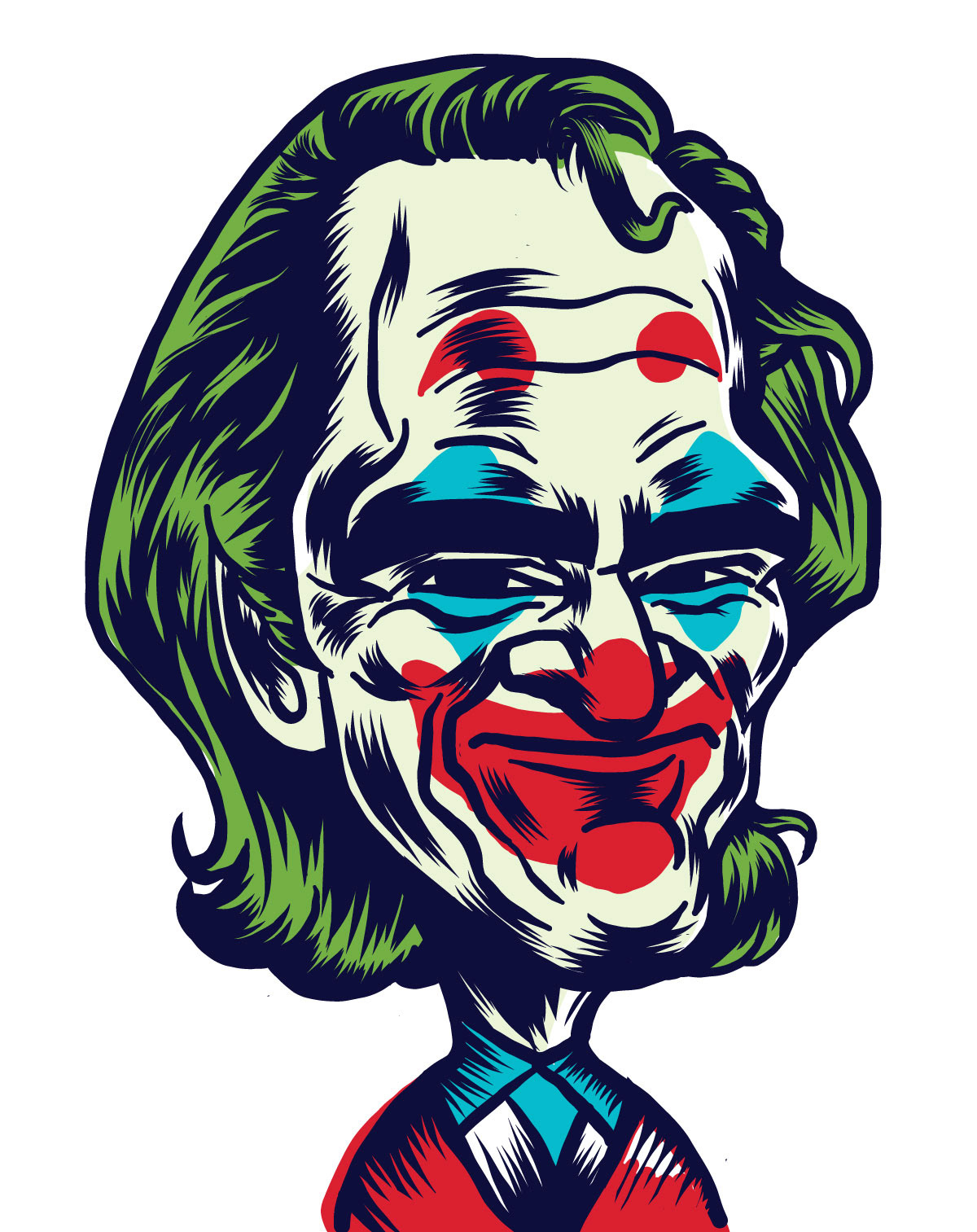 Joker 2019 On Behance serapportantà Joker Dessin Coloriage Joker 2019