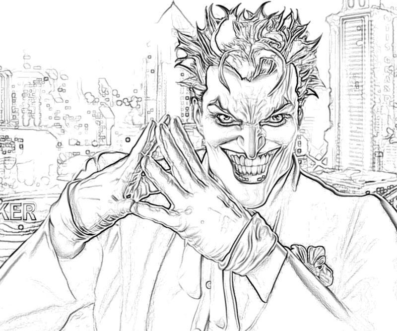 Joker Coloring Pages - Coloring Home destiné Coloriage Joker,