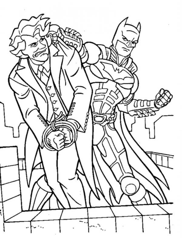 Joker Lose To Batman Coloring Page - Netart dedans Coloriage Joker,