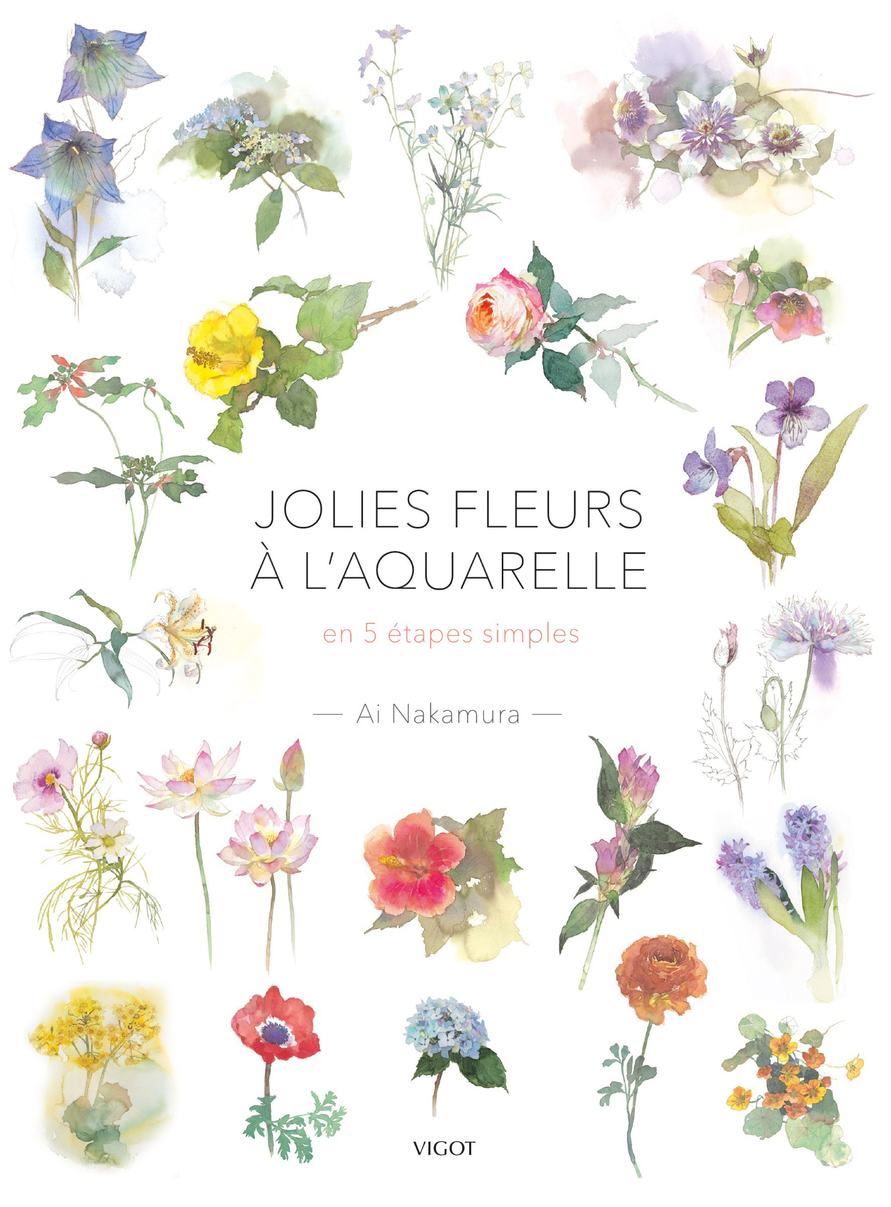 Jolies Fleurs À L&amp;#039;Aquarelle encequiconcerne Coloriage À L&amp;#039;Aquarelle,