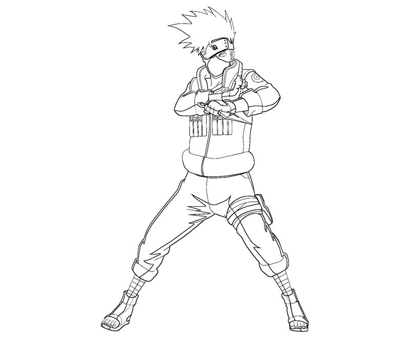 Kakashi Coloring Pages - Coloring Home destiné Coloriage Kakashi,