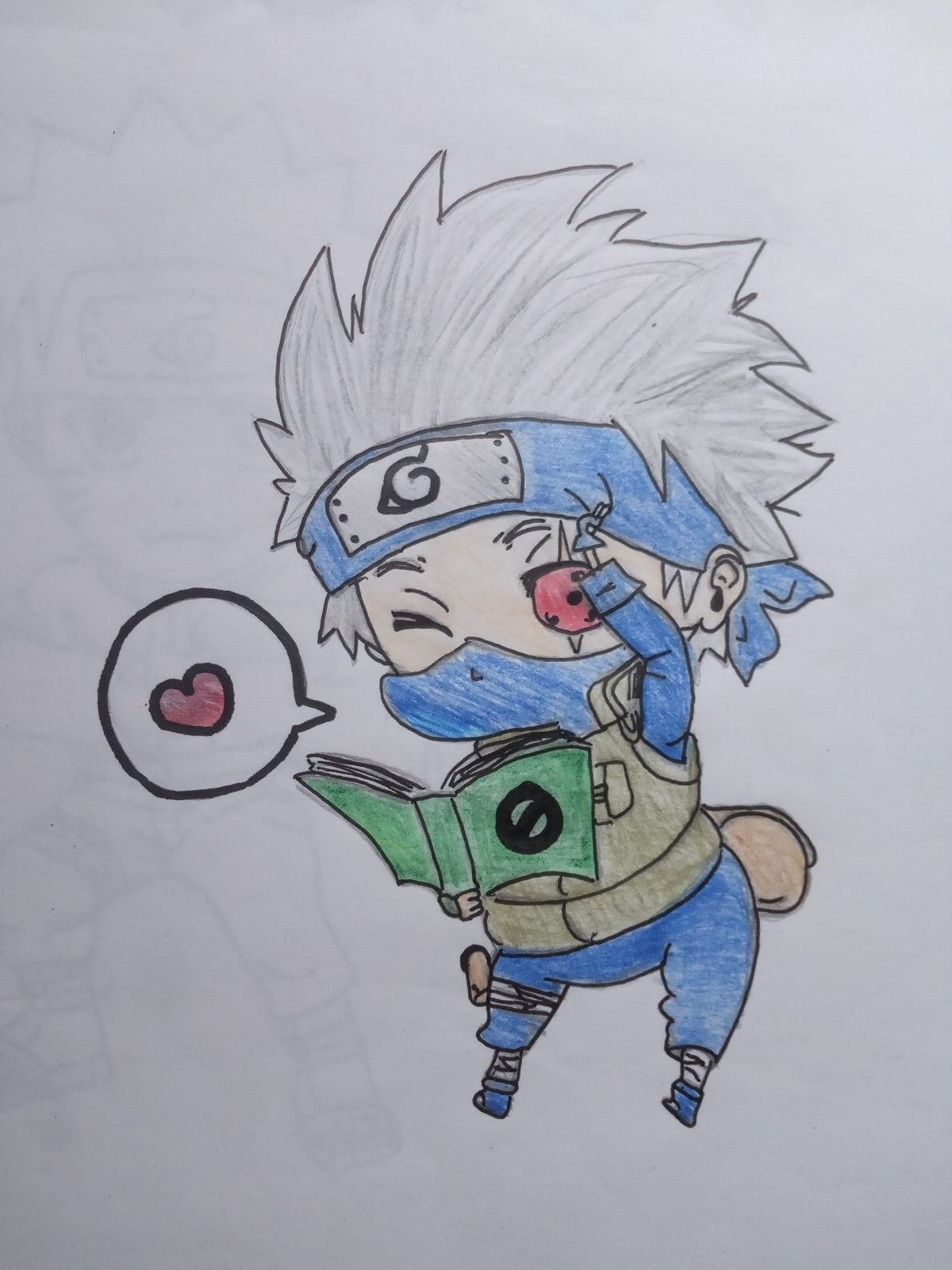 Kakashi In 2020 intérieur Coloriage Kakashi,