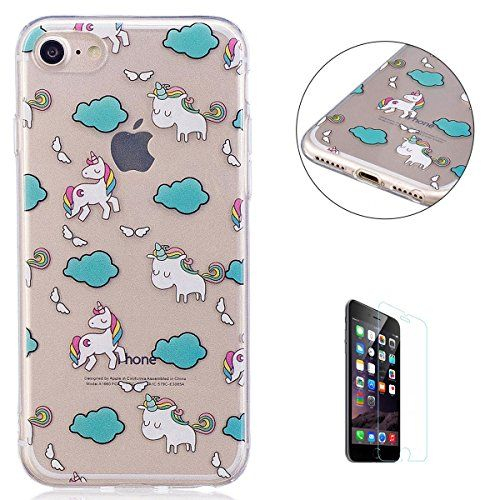 Kasehom Coque Iphone 7/Iphone 8 4.7&amp;quot; Tpu Housse Cas pour Iphone 8 Dessin