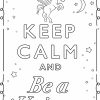 Keep Calm And Be A Unicorn - Keep Calm And … - Coloriages destiné Coloriage Unicorn