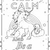Keep Calm And Be An Unicorn 2 - Keep Calm &amp; … Adult dedans Coloriage Unicorn