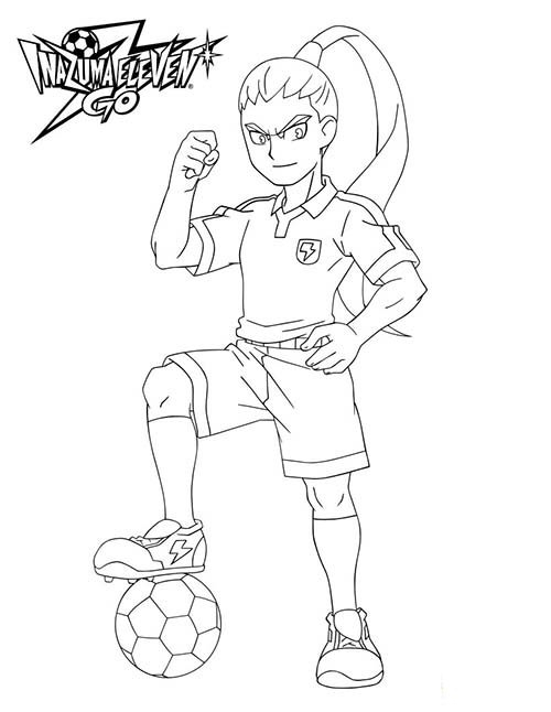 Kids-N-Fun | Kleurplaat Inazuma Eleven Nishiki concernant Coloriage Inazuma Eleven