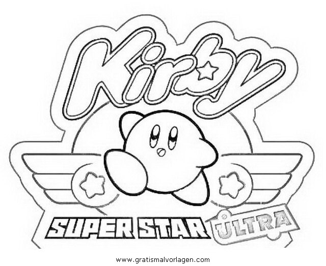 Kirby 1 Gratis Malvorlage In Beliebt03, Diverse serapportantà Coloriage Dessin Kirby