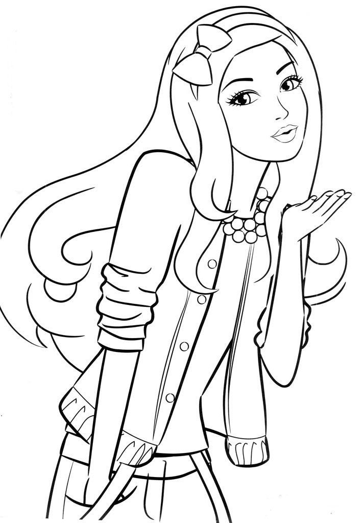 Kolorowanka Barbie 3 | Barbie Coloring Pages, Princess serapportantà Coloriage Barbie