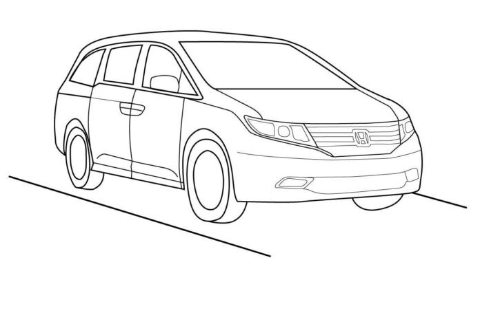 Kolorowanka Honda Odyssey Do Druku intérieur W Motors Coloriage