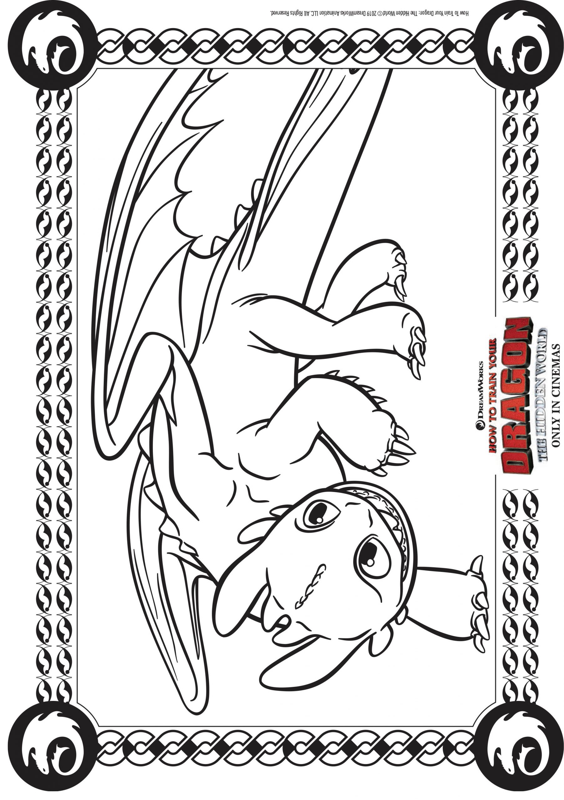 Krokmou - Coloriage Dragons 3 - Coloriages Pour Enfants encequiconcerne Coloriage Dragon,