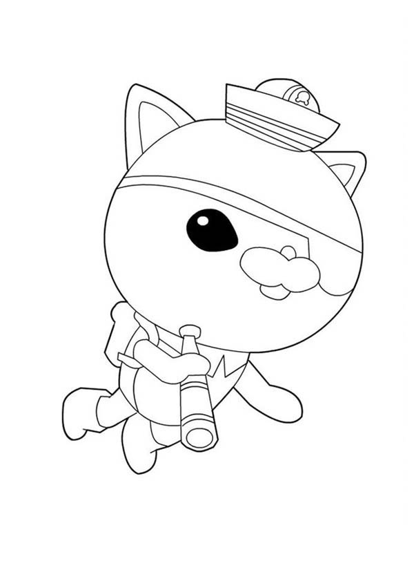 Kwazii From The Octonauts Exploring The Sea Coloring Page destiné Coloriage Octonautes Gup G