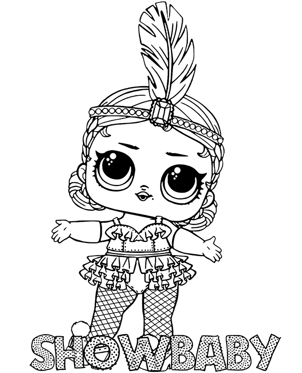 L.o.l. Surprise Doll Coloring Page | Poupées Lol à Coloriage L.o.l Surprise