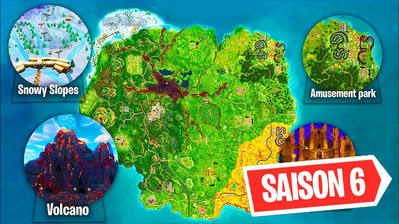 La Nouvelle Map De Fortnite Saison 6 Va Changer Season 6 concernant Fortnite Saison 6 Dessin