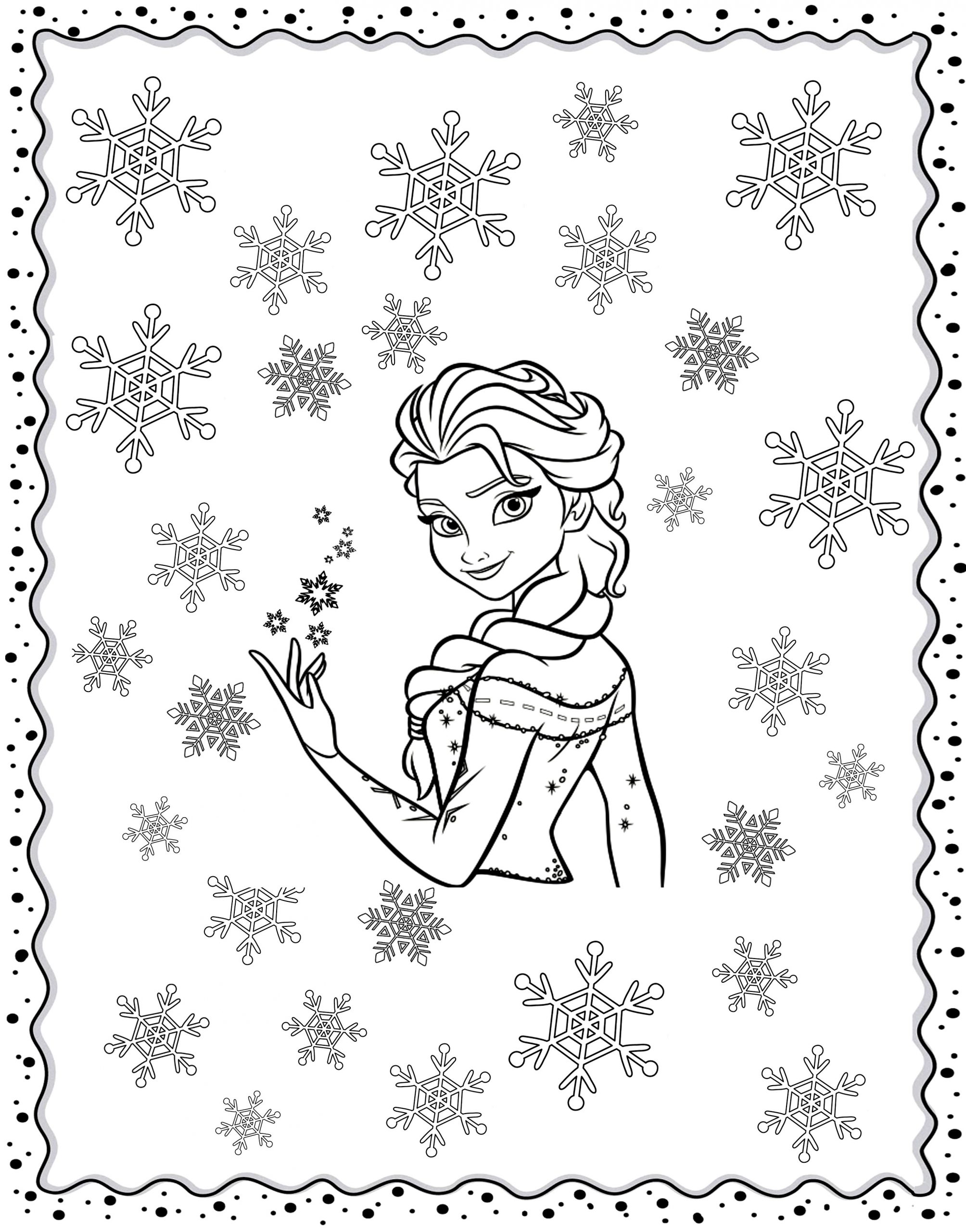 La Reine Des Neiges - Retour En Enfance - Coloriages intérieur Dessin Coloriage Frozen 2