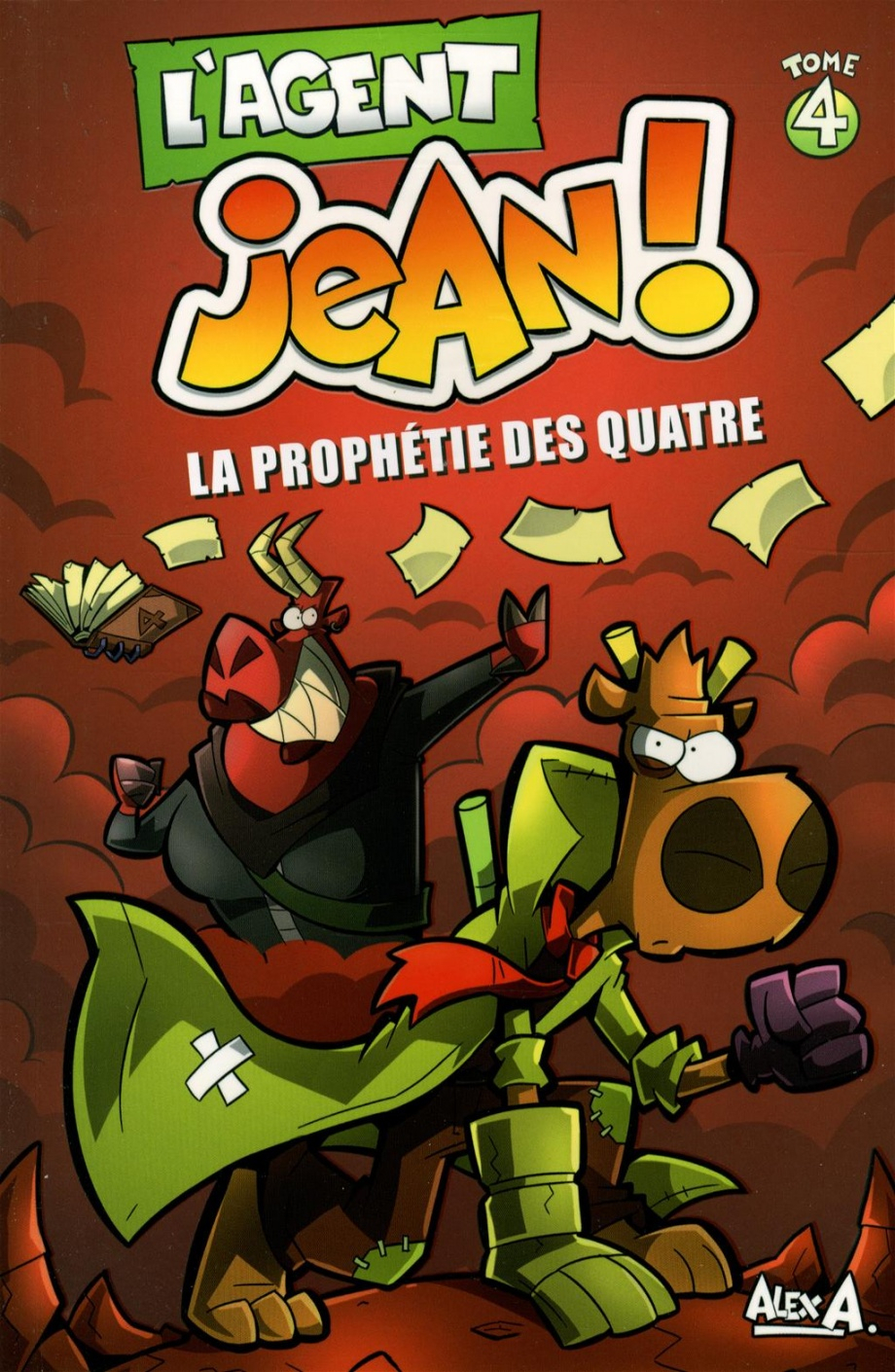 L&amp;#039;Agent Jean! T.4 : La Prophétie Des Quatre Par Alex A intérieur L&amp;amp;#039;Agent Jean Coloriage
