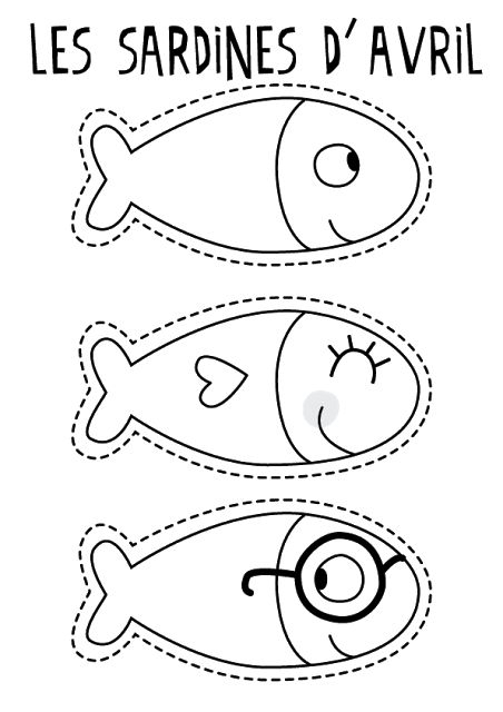 L&amp;#039;Atelier De La Libellule: La Rubrique &amp;quot;À Faire Soi Même concernant Coloriage Poisson D&amp;amp;#039;Avril