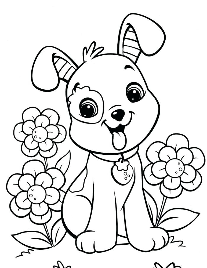 Le Coloriage De Printemps À Imprimer - Une Activité Pour tout Coloriage Dessin Mignon