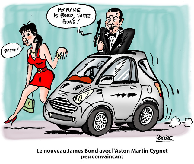 Le Dessin Du Jour De Placide - Aston Martin Présente À tout Coloriage Dessin Accident De Voiture