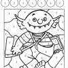 Le Petit Ogre Veut Aller À L'École : Coloriage Magique intérieur Coloriage Chiffre 1 Maternelle