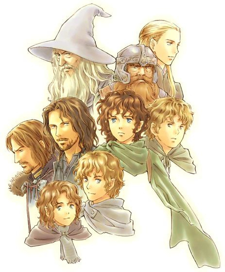 Le Seigneur Des Anneaux En Manga | Lord Of The Rings, The avec Coloriage Dessin Seigneur Des Anneaux