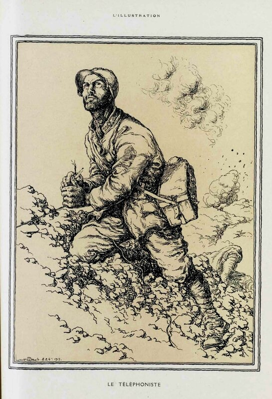 Le Soldat Français De 1918, Dessins De Jean Droit - Grande avec Coloriage Dessin Guerre