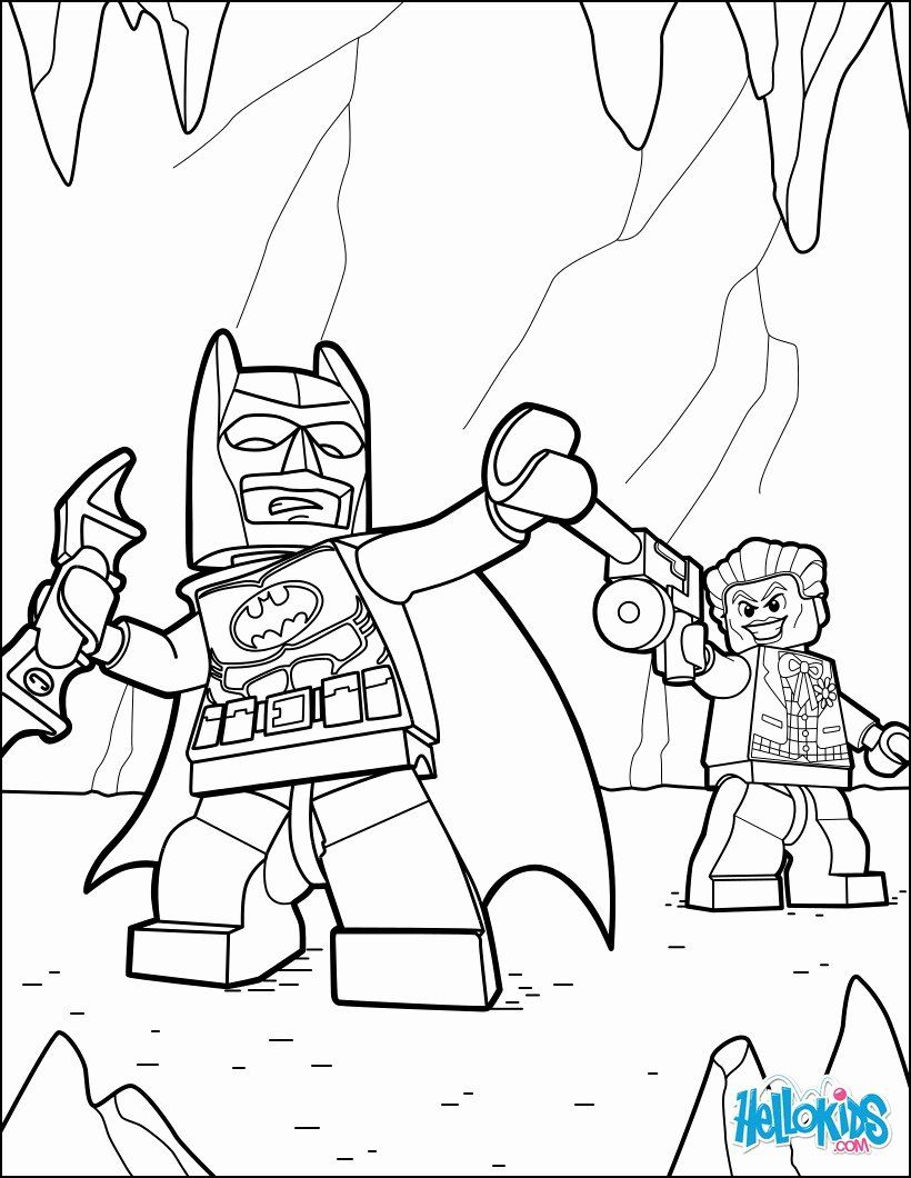 Lego Joker Coloring Page Inspirational Lego Batman And intérieur Coloriage Joker,