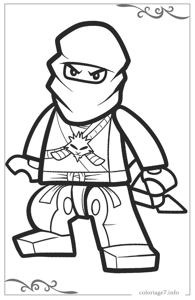 Lego Ninjago Coloriage En Ligne Gratuit Pour Garcon dedans Coloriage 7-8 Ans