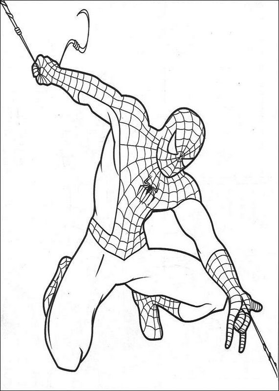 Les Beaux Coloriages De Spiderman | Coloriage Spiderman destiné Coloriage Dessin Animé Spiderman