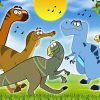 Les Dinos Sauvages | Dessin Animé Drôle Pour Les Enfants intérieur Dessin Animé Dinosaure,