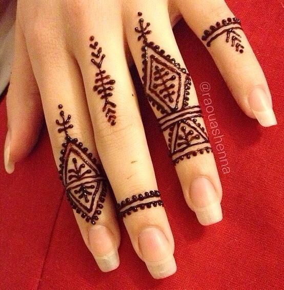 Les Doigts - Henne | Henna Tattoo Designs, Simple Henna intérieur Dessin Henné,