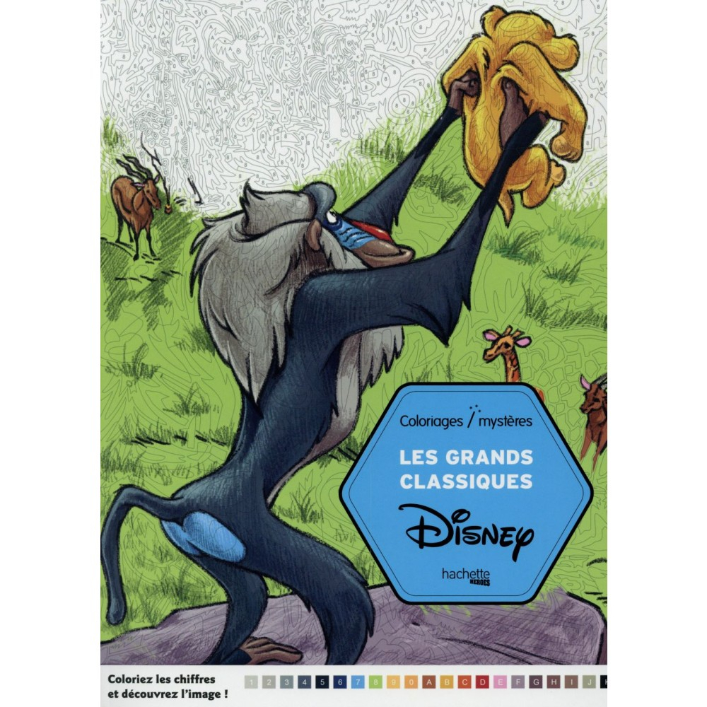 Les Grands Classiques Disney - Méthode Beaux-Arts - Livres à Coloriages Mystères Grands Classiques Disney Best Of